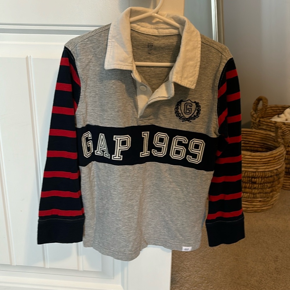 Gap Kids Long Sleeve Polo